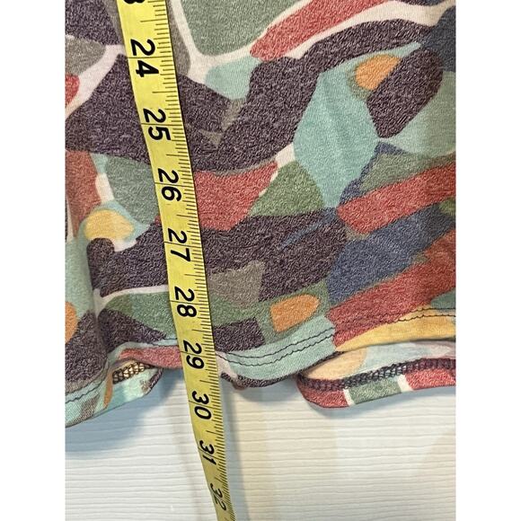 LulaRoe XXS Buttery Soft perfect T Multi Color Geometric Pattern - Picture 4 of 11